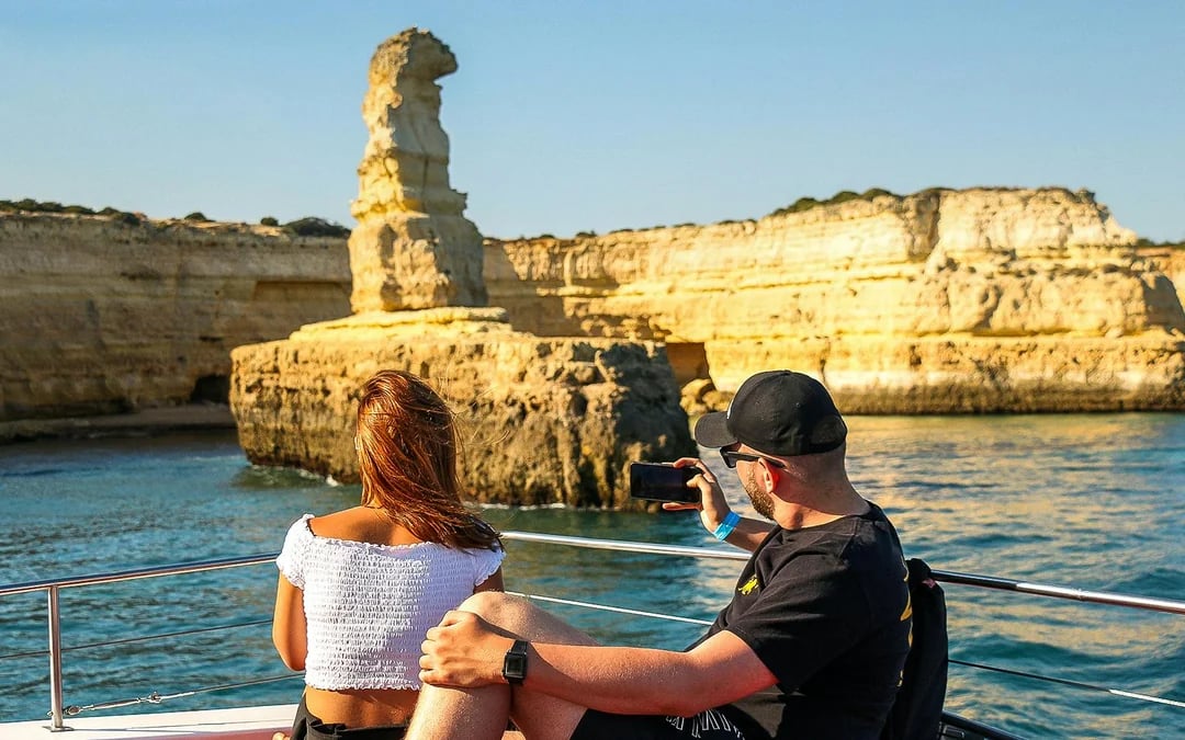 From Albufeira: Benagil Cave Catamaran Cruise Image 3