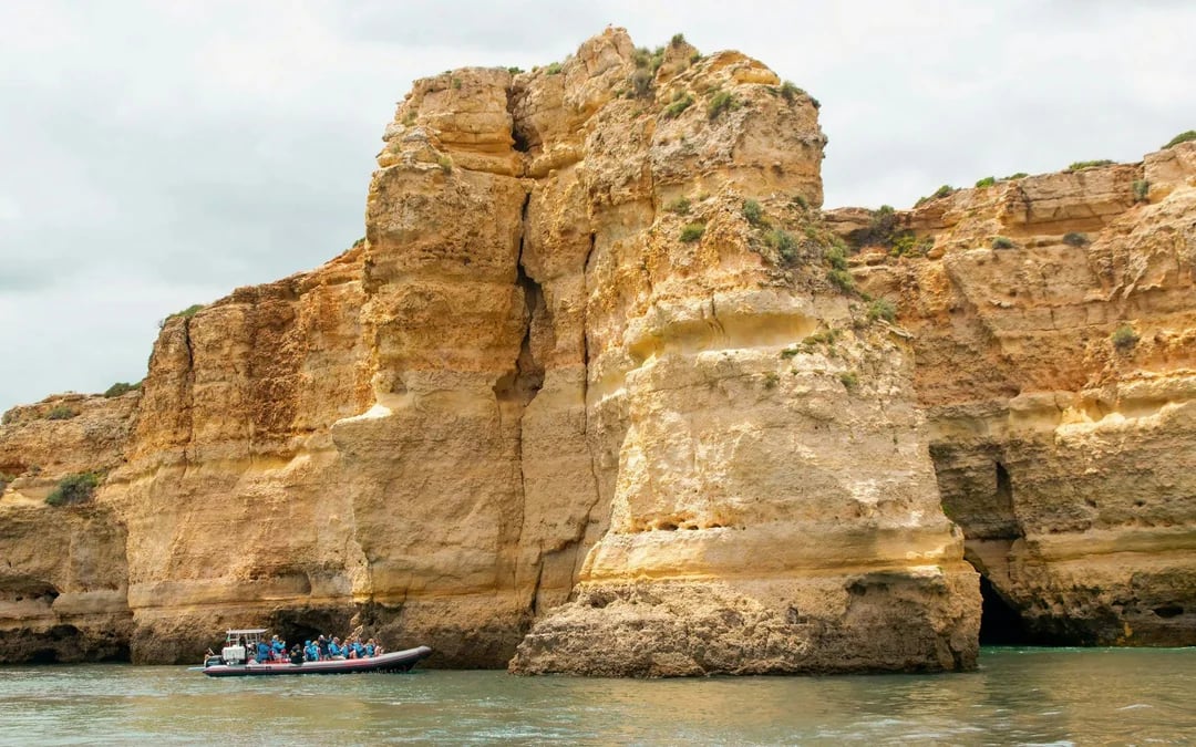 From Albufeira: Benagil Cave Speedboat Tour & Dolphin Watching Image 5