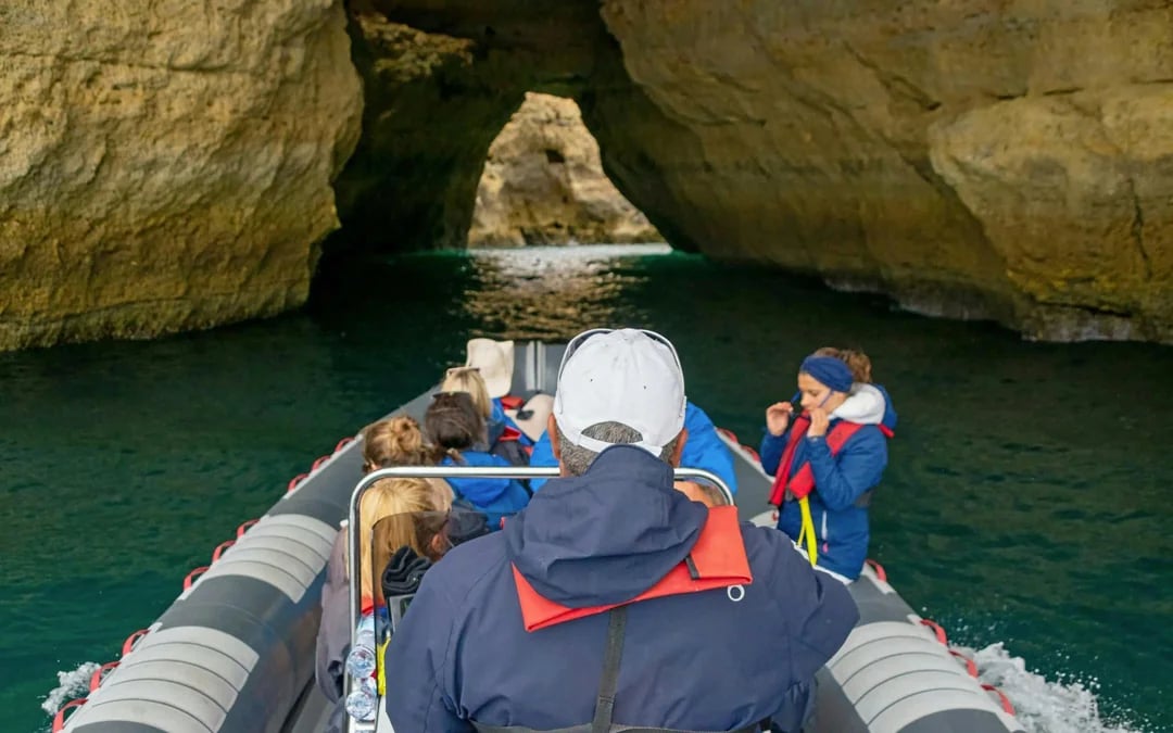 From Albufeira: Benagil Cave Speedboat Tour & Dolphin Watching Image 7