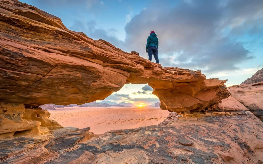 From Amman: Private 2-Day Petra, Wadi Rum and Dead Sea Tour with Martian Tent Stay Image 3