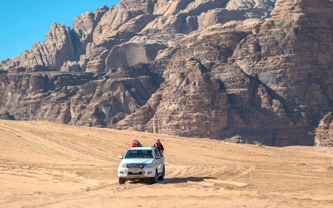 From Amman: Private 2-Day Petra, Wadi Rum and Dead Sea Tour with Martian Tent Stay Image 10