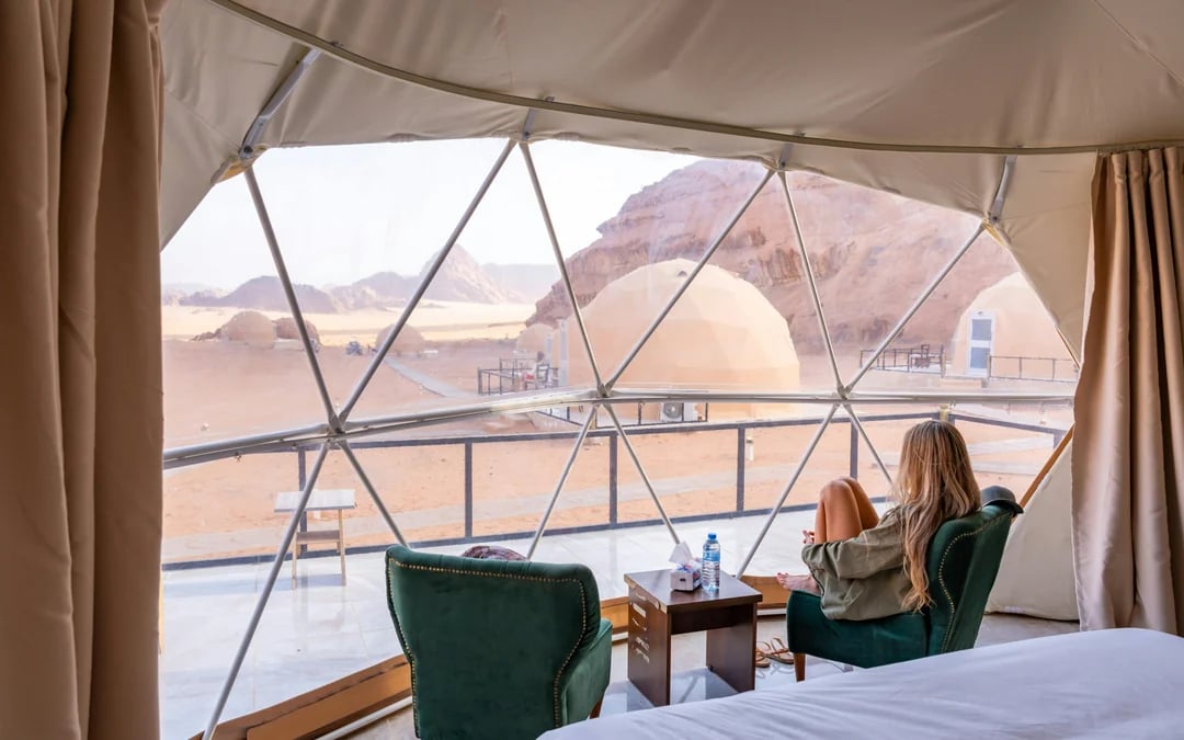 From Amman: Wadi Rum 4x4 Jeep Desert Safari with Bedouin Guide Image 1