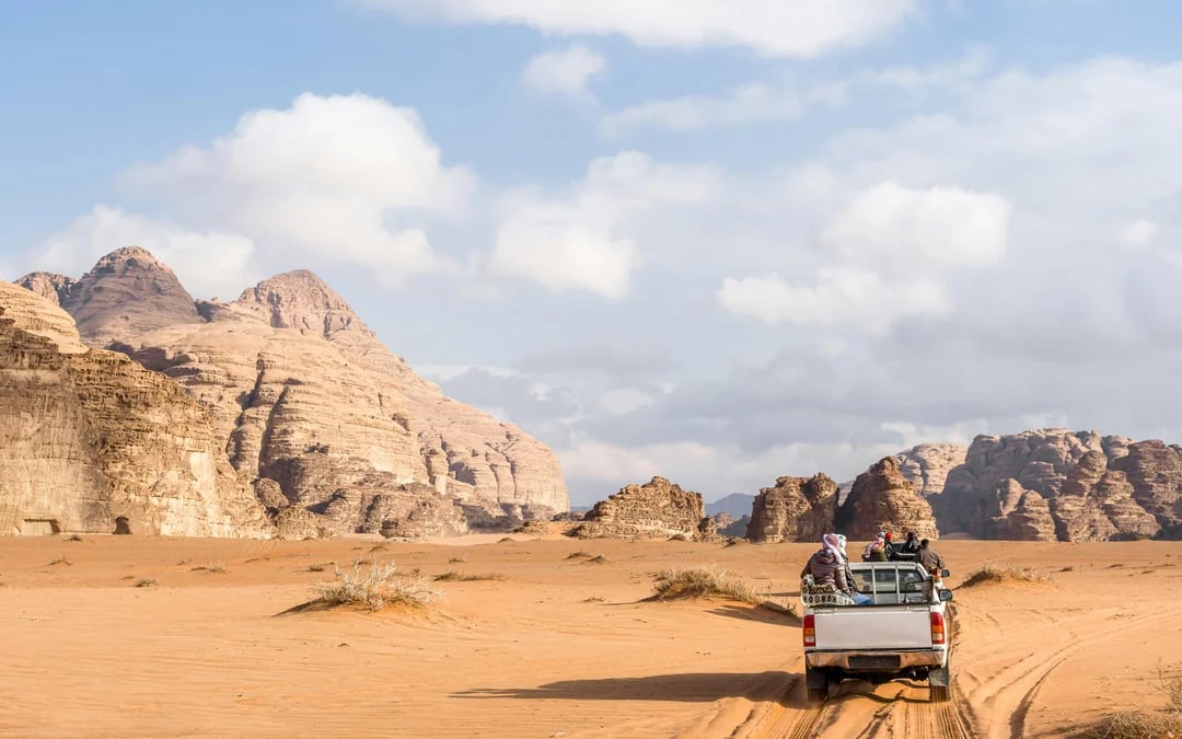 From Amman: Wadi Rum 4x4 Jeep Desert Safari with Bedouin Guide Image 2