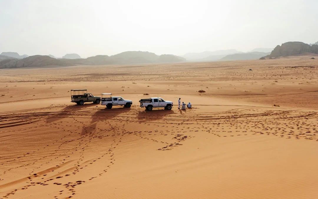 From Amman: Wadi Rum 4x4 Jeep Desert Safari with Bedouin Guide Image 5