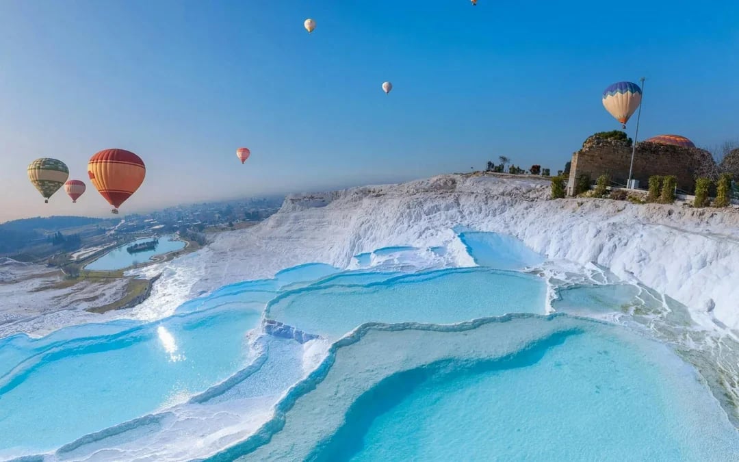 From Antalya/Kemer: Pamukkale Day Trip with Balloon Watching Image 6