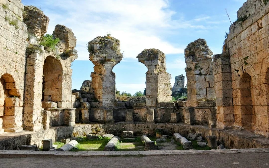 From Antalya: Perge and Aspendos Ancient Cities and Manavgat Waterfall Day Trip Image 1