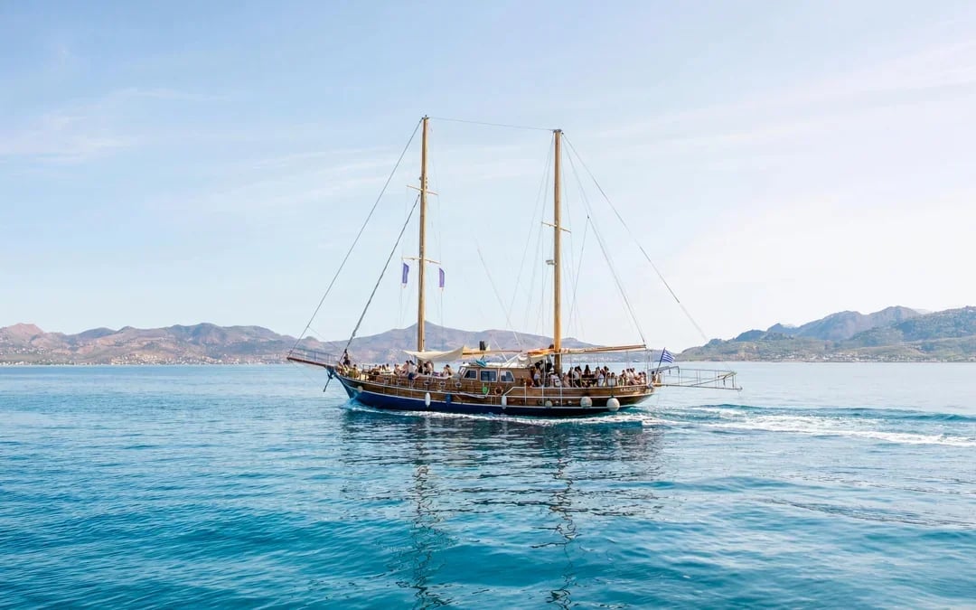 From Athens: Day Cruise to Greek Islands of Agistri, Moni & Aegina with Lunch Image 1