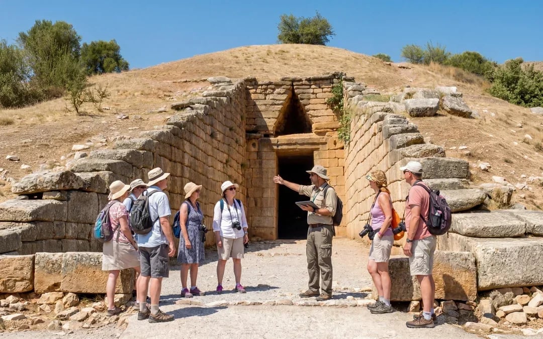 From Athens: Mycenae, Epidaurus, Nafplio & Corinth Canal Guided Day Trip Image 1