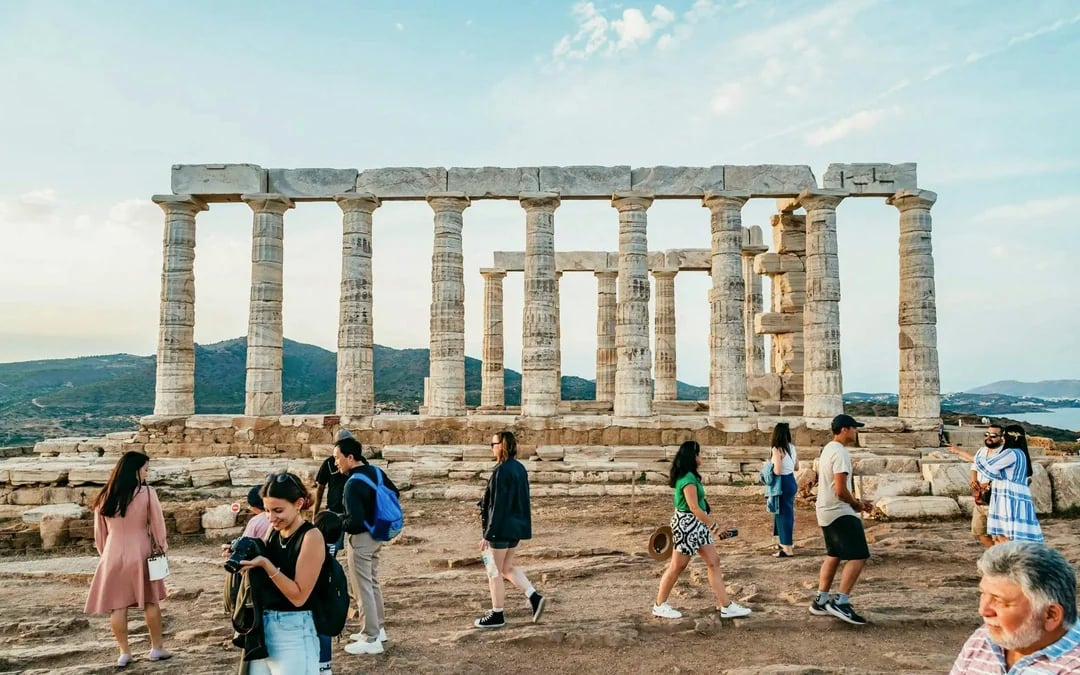 From Athens: Temple of Poseidon & Cape Sounion Small Group Tour Image 1