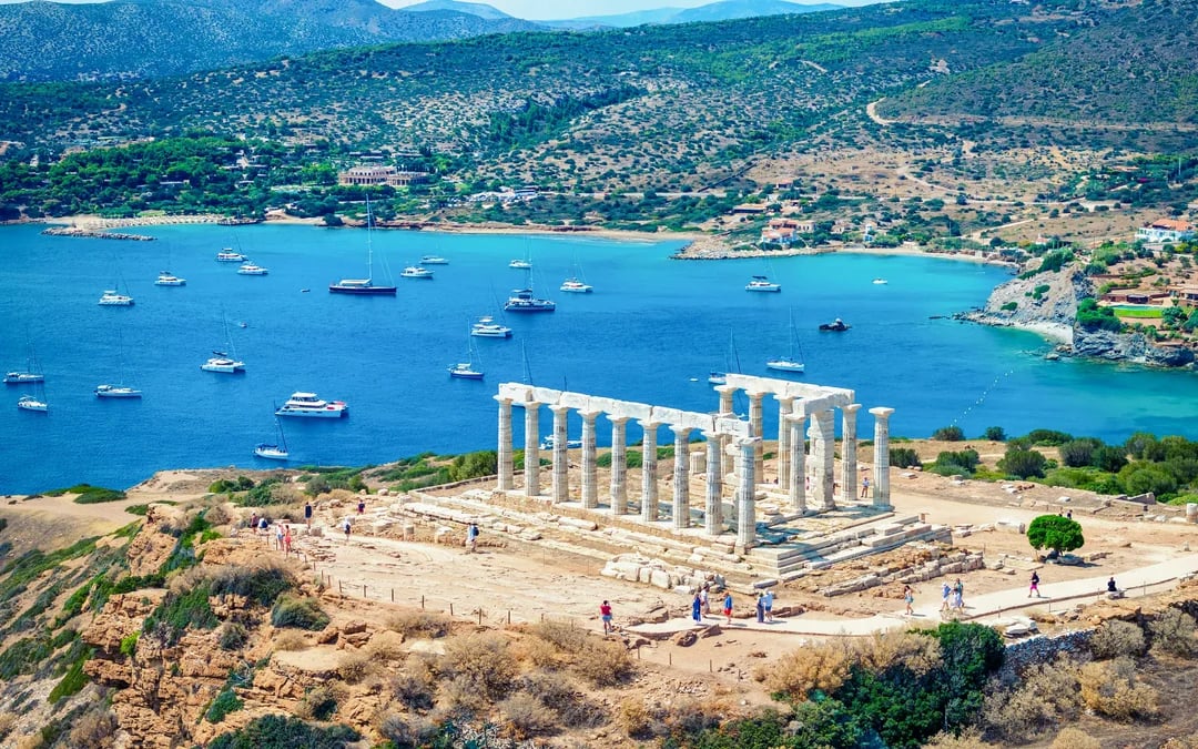 From Athens: Temple of Poseidon & Cape Sounion Small Group Tour Image 3