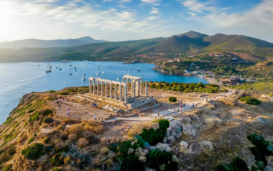 From Athens: Temple of Poseidon & Cape Sounion Sunset Tour Image 1