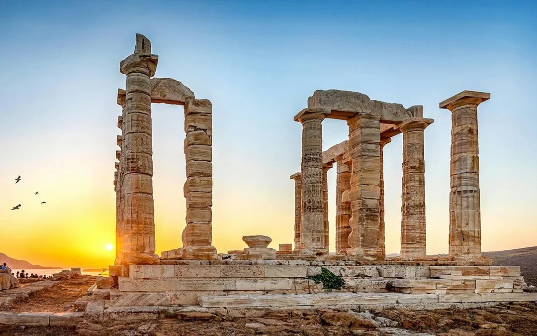 From Athens: Temple of Poseidon & Cape Sounion Sunset Tour Image 7