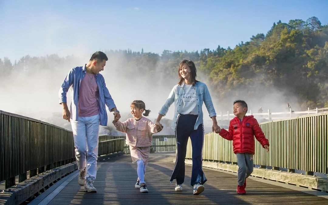 From Auckland: Hobbiton & Te Puia Tour with Festive Lunch & Hangi Dinner Buffet Image 1