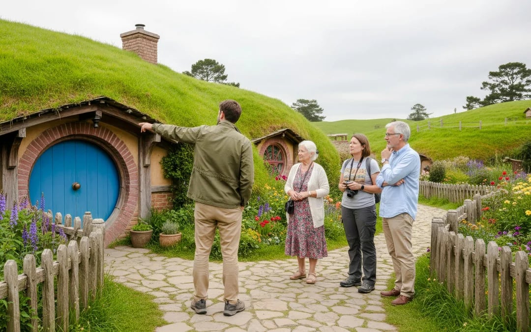 From Auckland: Hobbiton Movie Set Tour with Festive Banquet Lunch Image 9