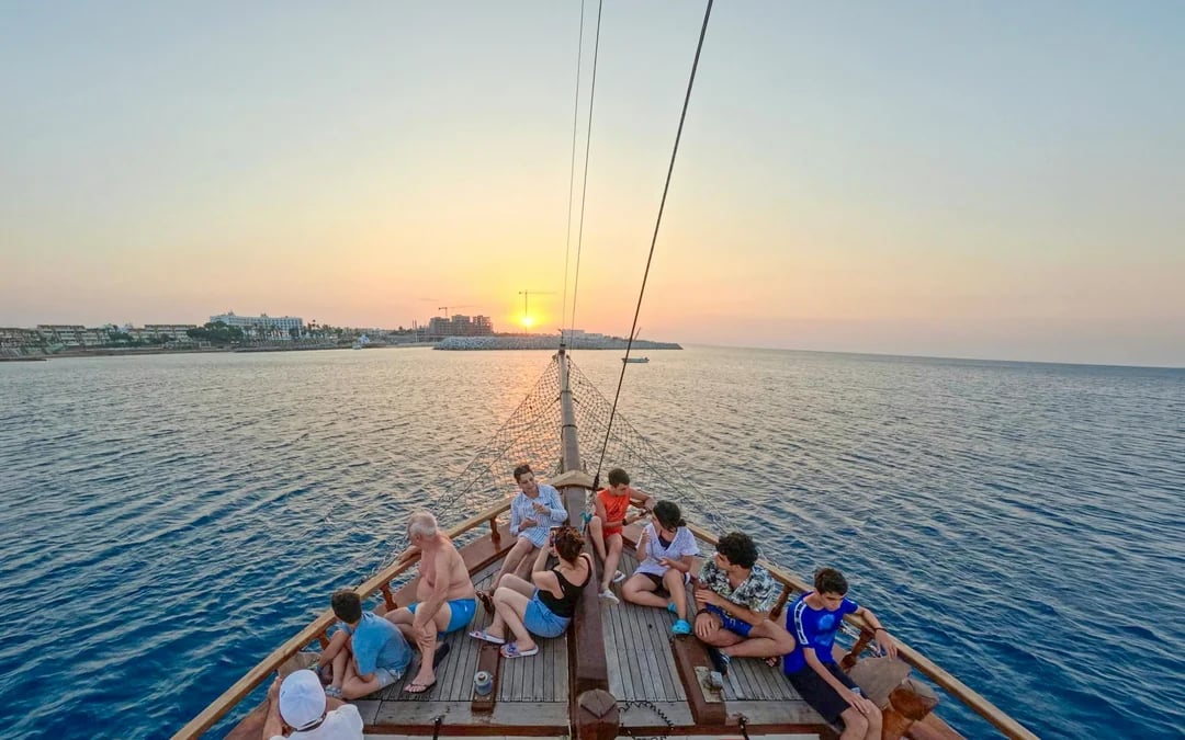 From Ayia Napa/Protaras: Blue Lagoon Sunset Cruise with Open Bar & Local Buffet Image 2