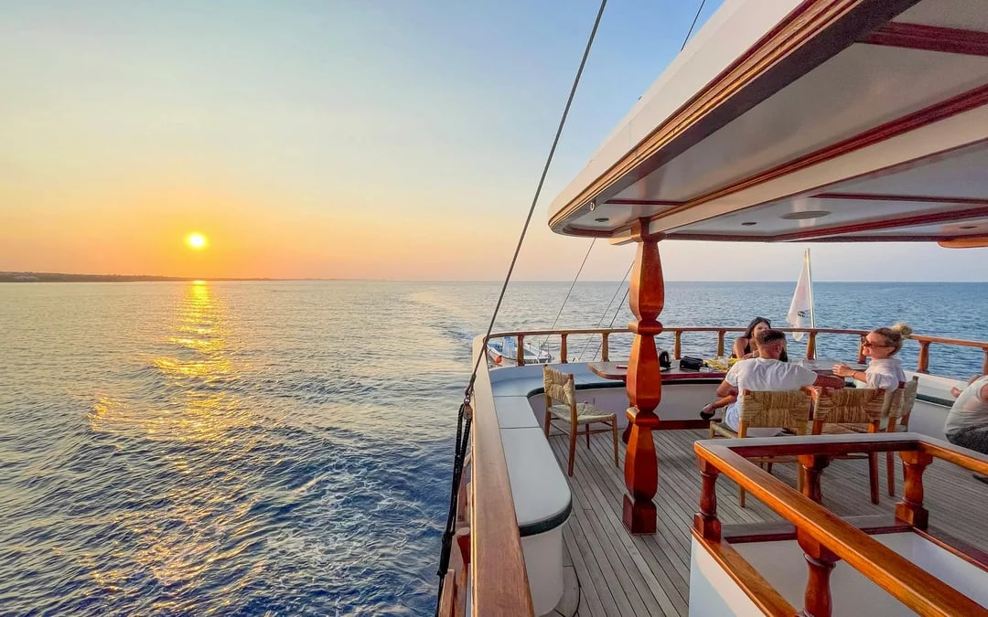 From Ayia Napa/Protaras: Blue Lagoon Sunset Cruise with Open Bar & Local Buffet Image 7
