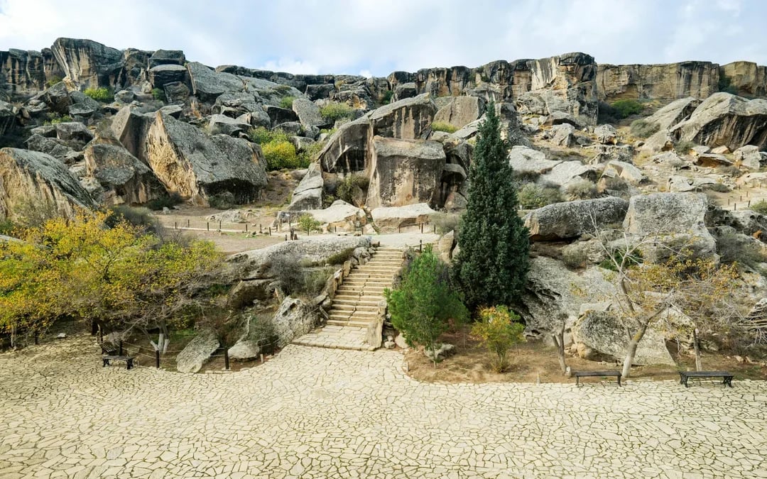 From Baku: Gobustan, Mud Volcanoes, Ateshgah & Yanardag Tour Image 1