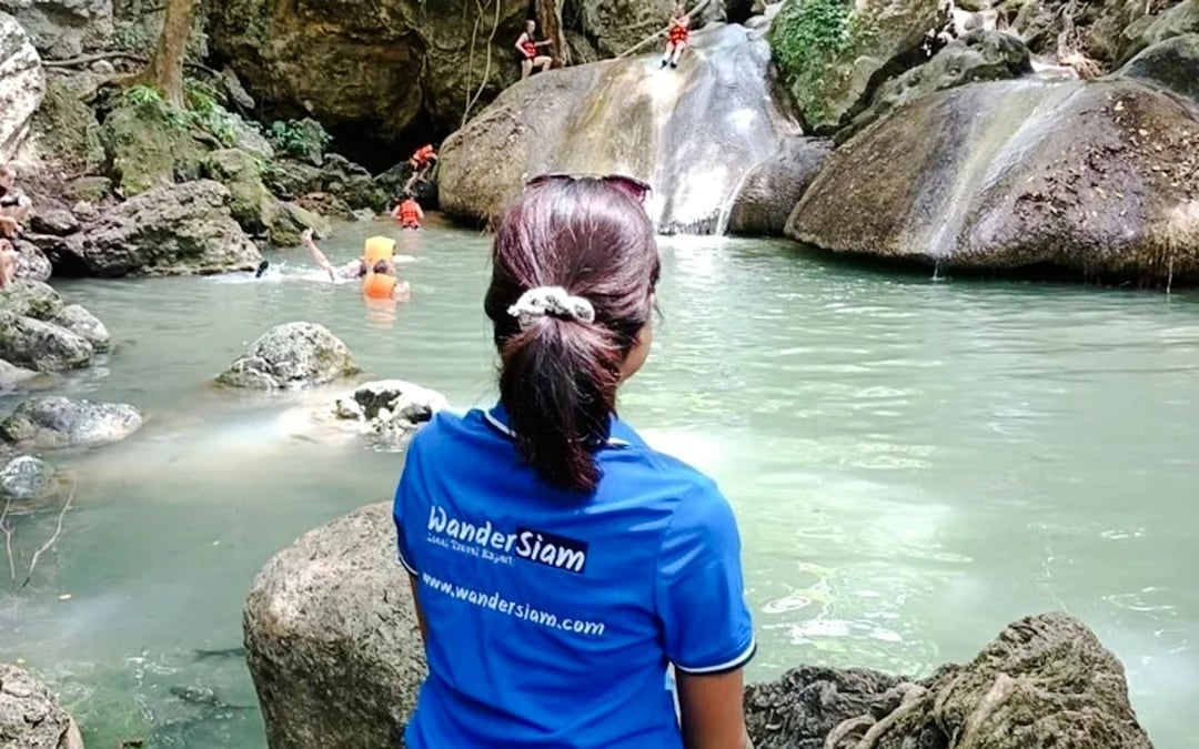 From Bangkok: Kanchanaburi Day Trip to River Kwai Bridge and Erawan Falls with Entrance Fees Image 1