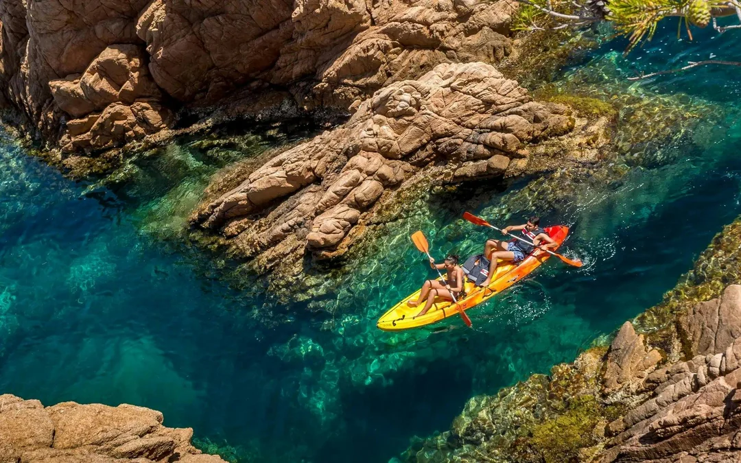 From Barcelona: Costa Brava Day Trip with Kayak, Snorkel, Cliff Jump & Lunch Image 2