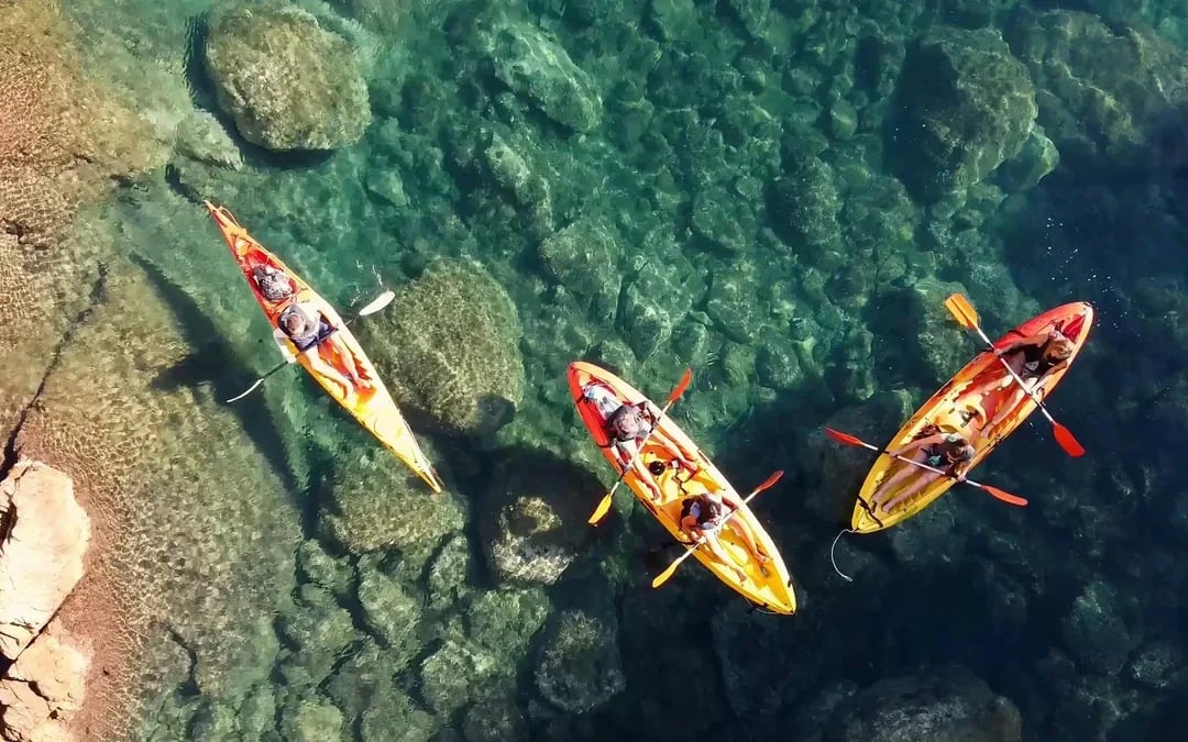 From Barcelona: Costa Brava Day Trip with Kayak, Snorkel, Cliff Jump & Lunch Image 6