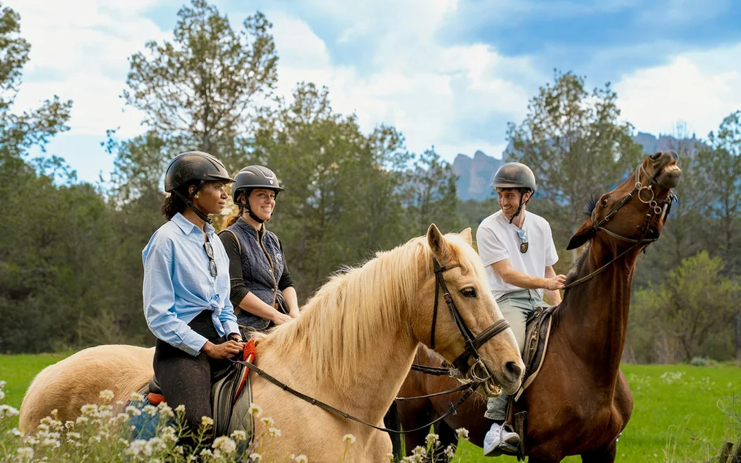 From Barcelona: Montserrat Day Trip & Horseback Riding Image 1