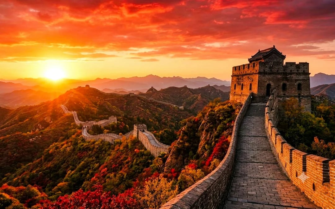 From Beijing: Mutianyu Great Wall Self-Guided Private Tour with Tickets and Round-Trip Cable Car Image 1