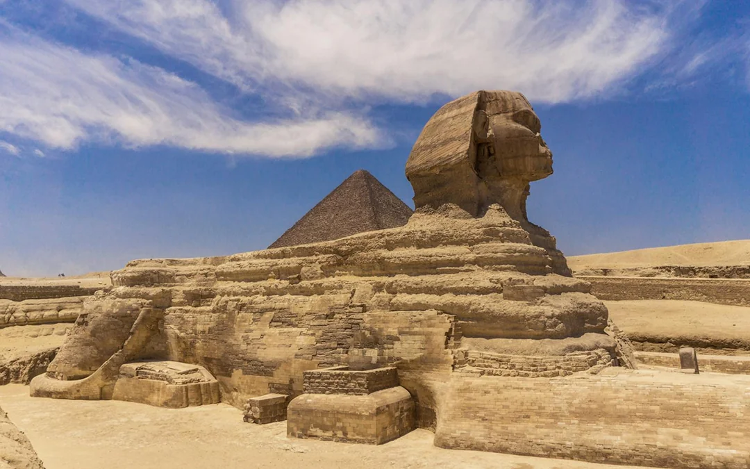 From Cairo: Full-Day Guided Tour of Giza Pyramids, Sphinx, Saqqara & Memphis with Entry Tickets, Lunch & Hotel Transfers Image 1
