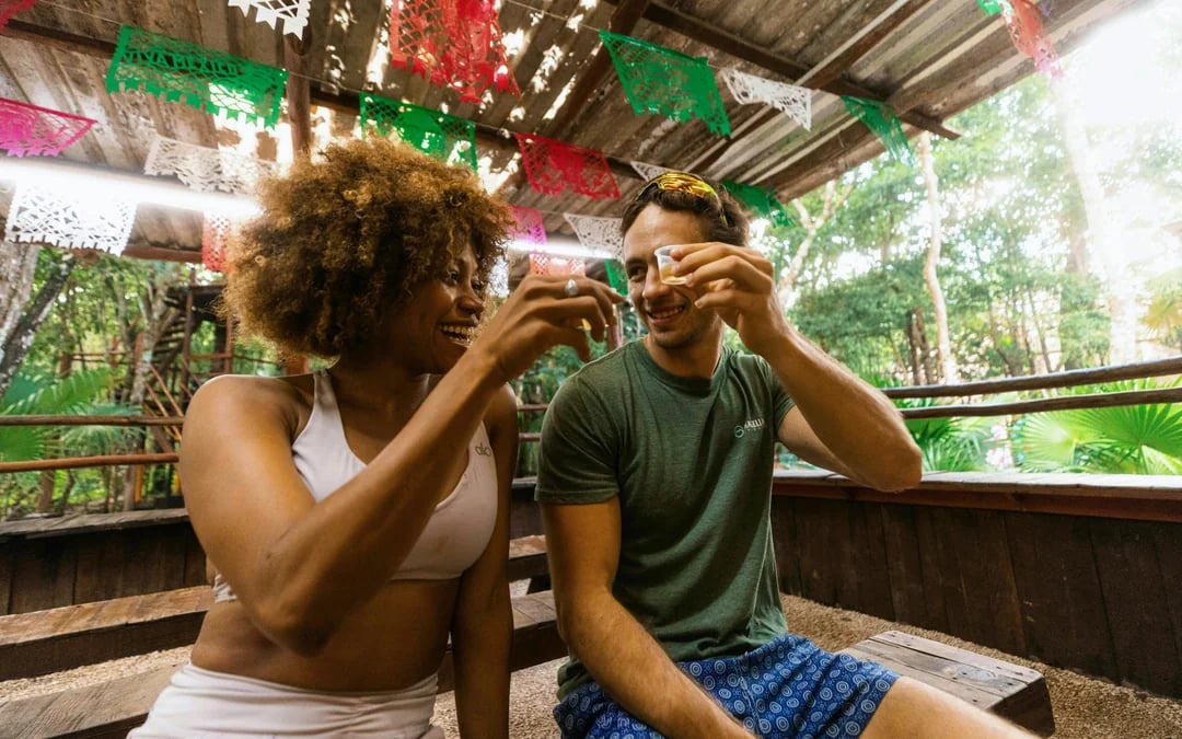 From Cancun: 3-Cenote Guided Tour with Tequila Tasting and Mayan Snack Image 6