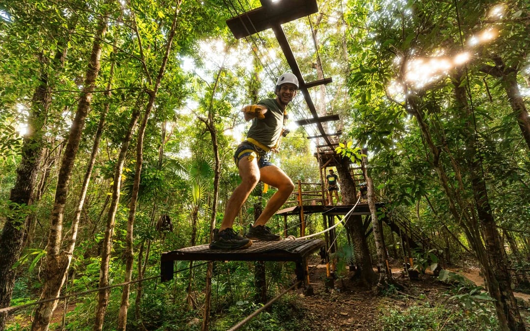 From Cancun: ATV, Ziplines & Cenote Park Extreme Adventure with Transfers Image 7