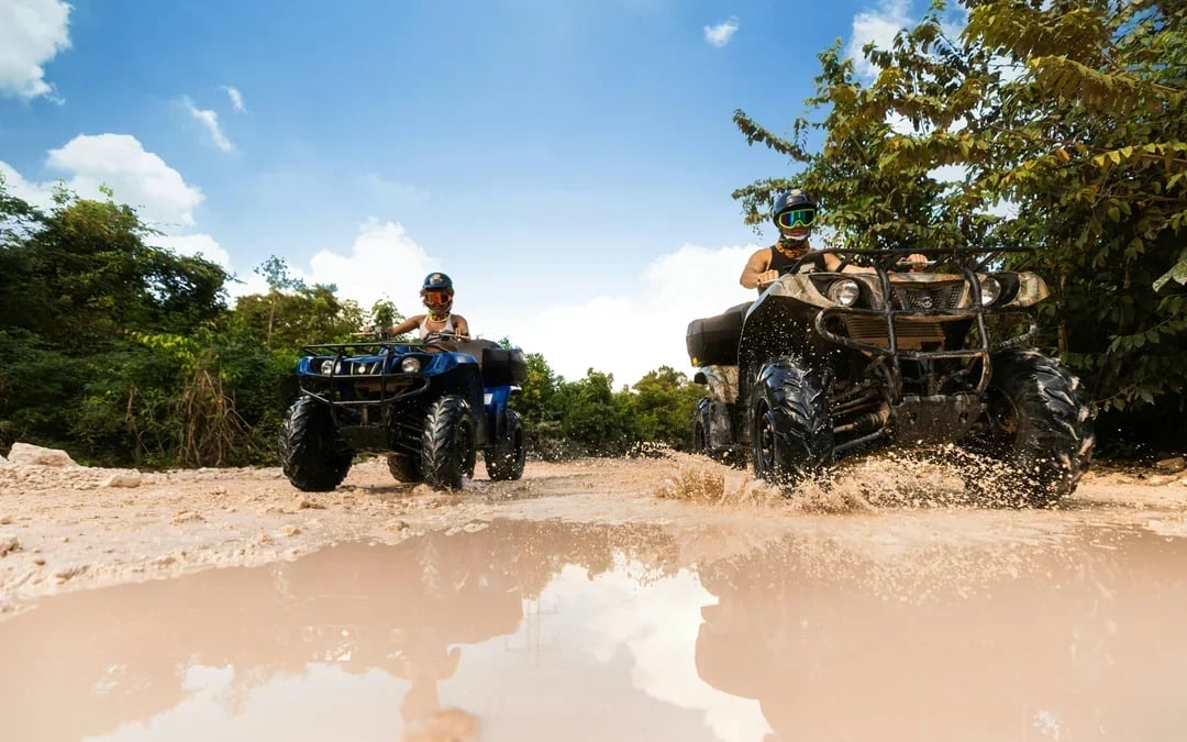 From Cancun: Horseback Riding, ATV, Ziplines & Cenote Swim with Tequila Tasting Image 4