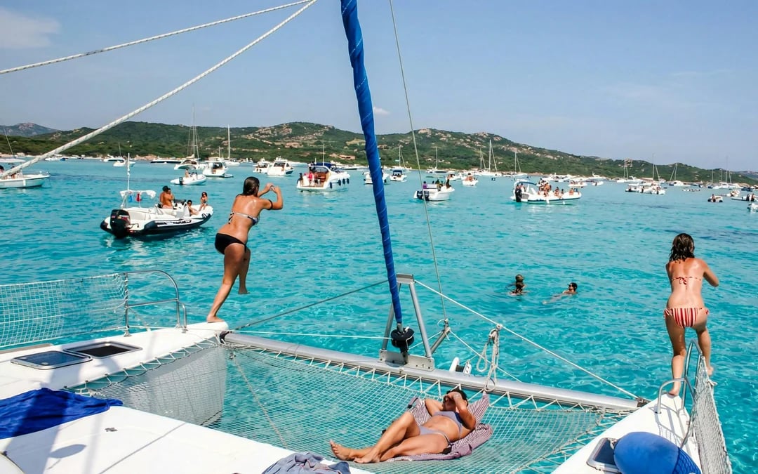 From Cannigione: catamaran tour among La Maddalena Archipelago Image 2