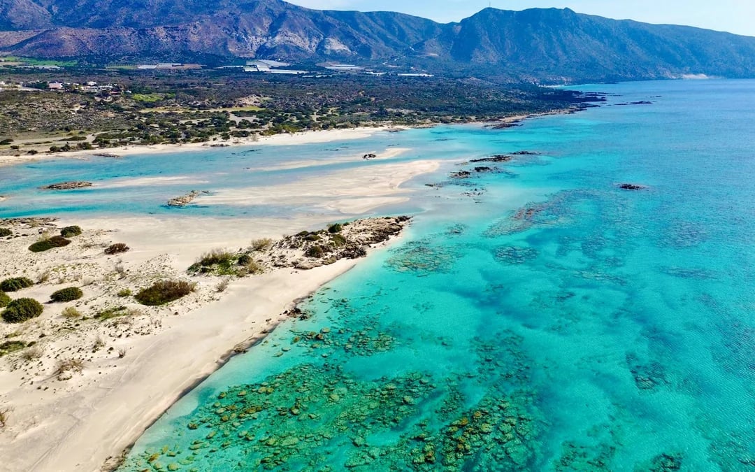 From Chania: Elafonisi Pink Sand Beach Day Trip with Honey Tasting and Elos Village Stop Image 2