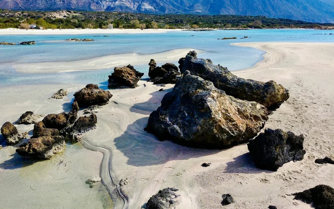 From Chania: Elafonisi Pink Sand Beach Day Trip with Honey Tasting and Elos Village Stop Image 6
