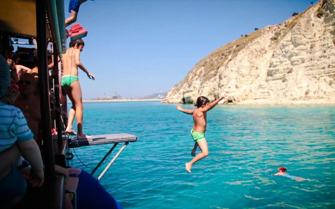 From Chania: Pirate Ship Cruise in Souda Bay with Swim Stops Image 2