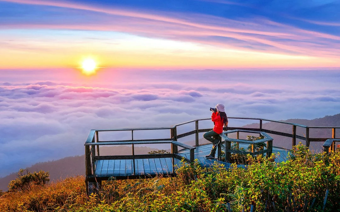 From Chiang Mai: Doi Inthanon National Park Full-Day Tour with Kew Mae Pan Trail Guided Hike Image 1
