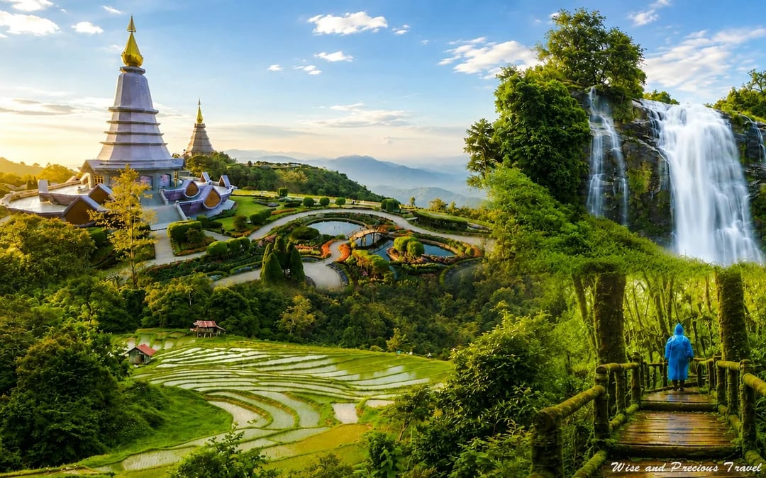 From Chiang Mai: Doi Inthanon Private Van Charter with Driver Image 1