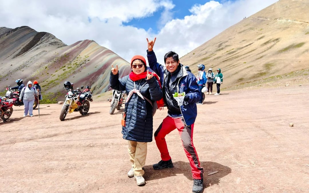 From Cusco: Guided Rainbow Mountain (Vinicunca) Trek with Transfers and Meals Image 1