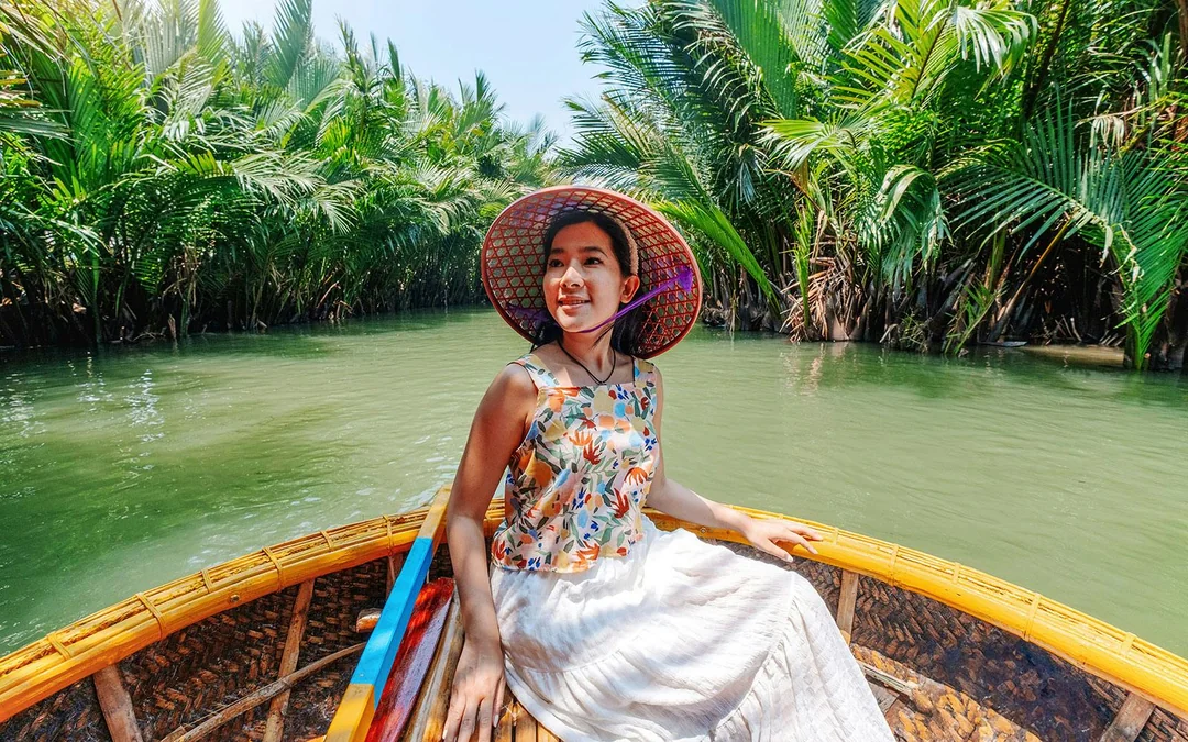 From Da Nang: Coconut Forest Half-Day Guided Tour with Basket Boat Ride, DIY Activities, Lunch & Transfers Image 1