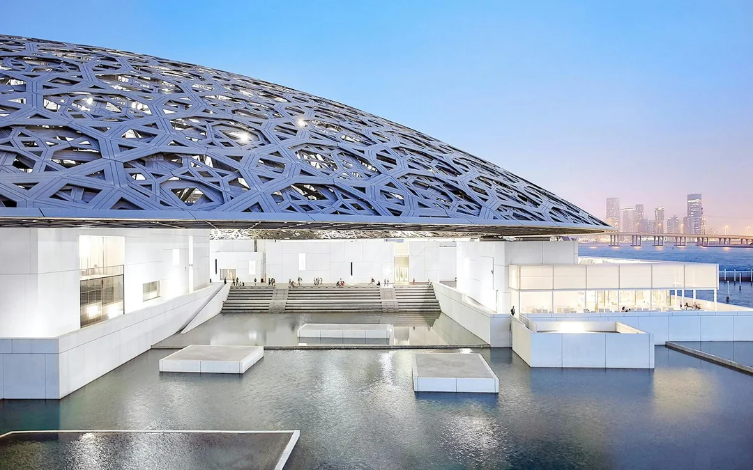 From Dubai: Abu Dhabi Full-Day City Tour with Louvre Museum & Sheikh Zayed Grand Mosque Image 1
