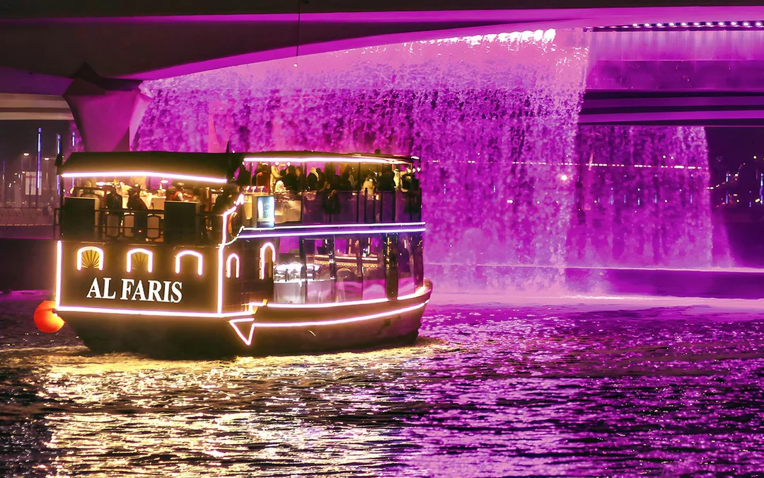 From Dubai Canal: 2-Hour Luxury Dhow Dinner Cruise with Dinner & Unlimited Drinks Image 12