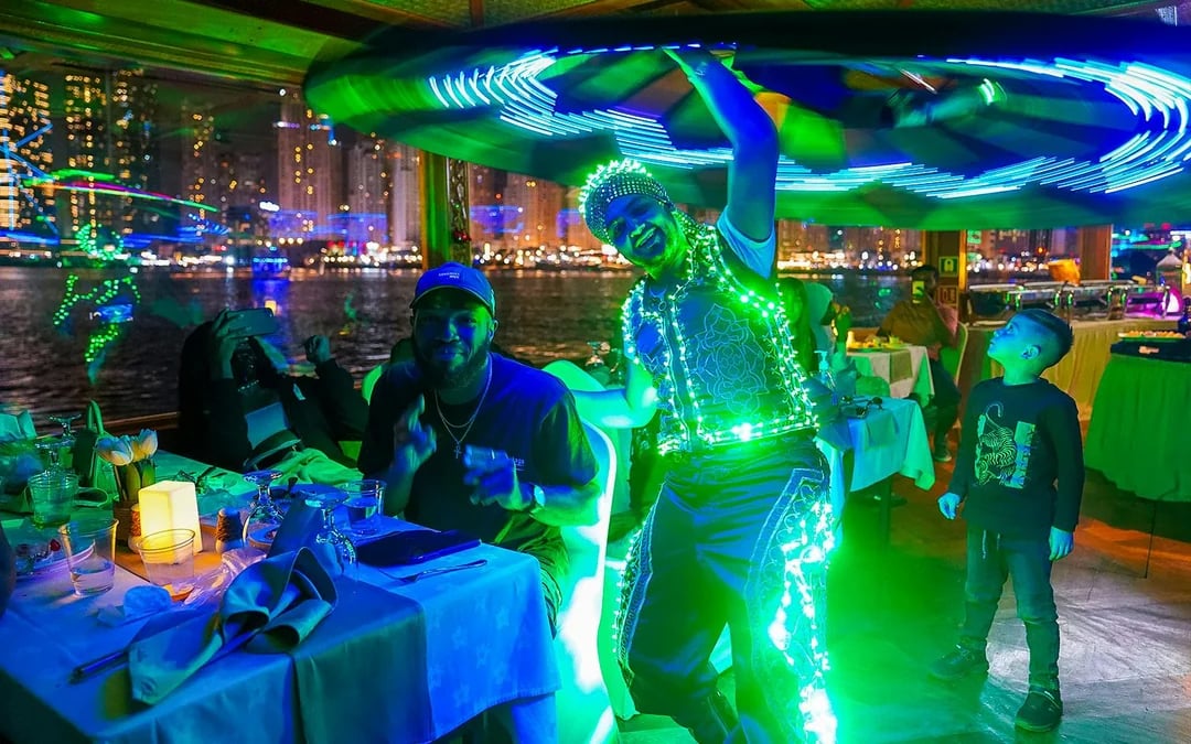 From Dubai Creek: Dhow Cruise with Dinner & Live Entertainment Image 5