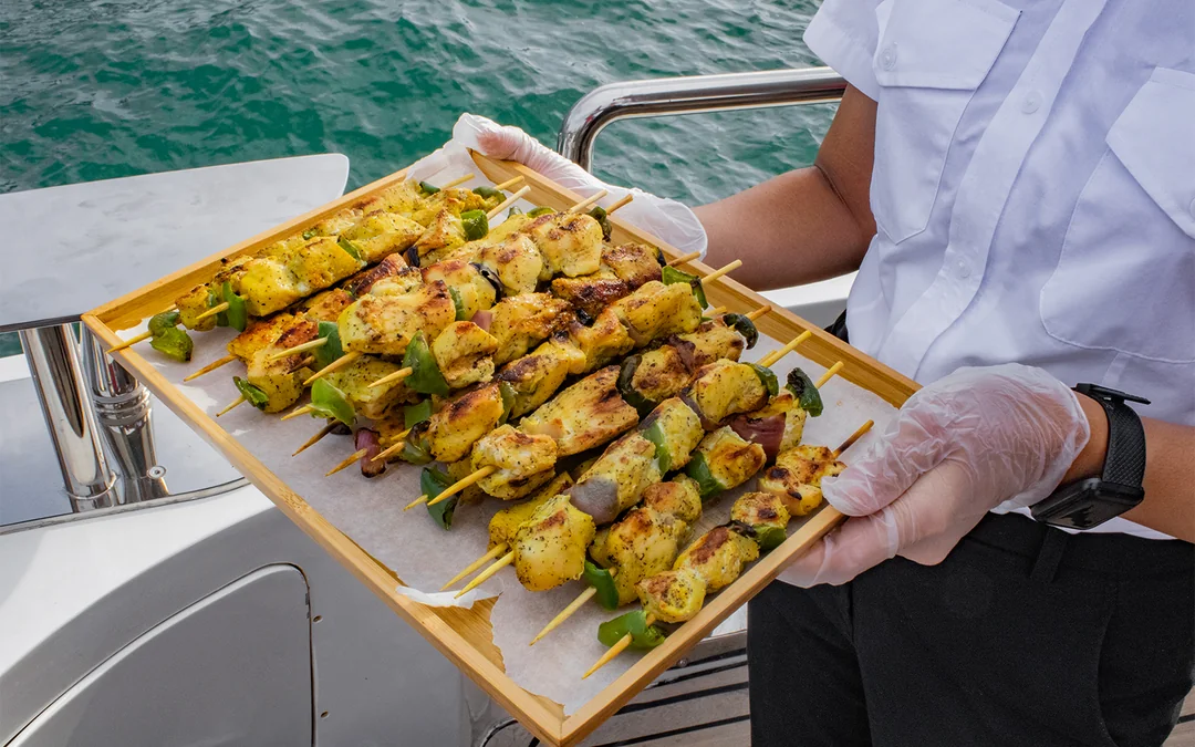 From Dubai Harbour: 3-Hour Superyacht Tri-Deck Cruise with Dining, Open Bar & Live DJ Image 5