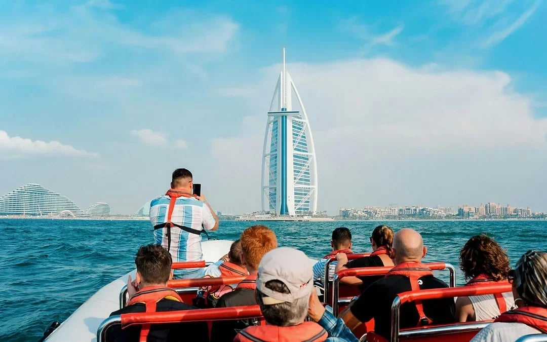 From Dubai Marina: 1.5-Hour Sightseeing Speedboat Tour of Dubai Marina, Burj Al Arab & Atlantis Image 7