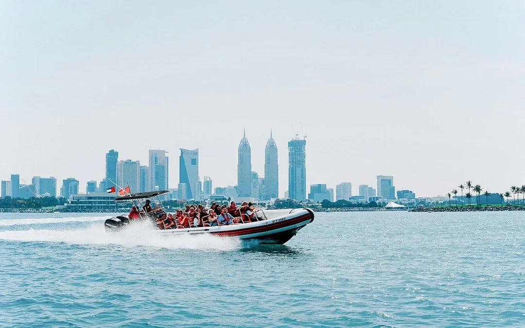 From Dubai Marina: 1.5-Hour Sightseeing Speedboat Tour of Dubai Marina, Burj Al Arab & Atlantis Image 8