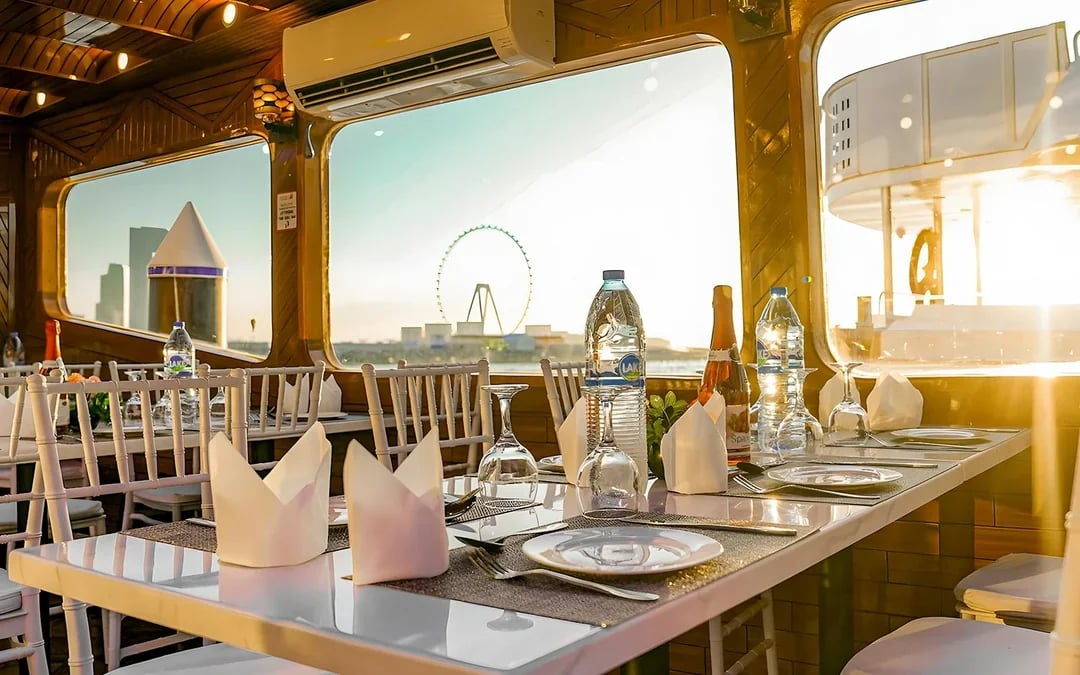 From Dubai Marina: 2-Hour Dhow Cruise with Dinner & Live Entertainment Image 8