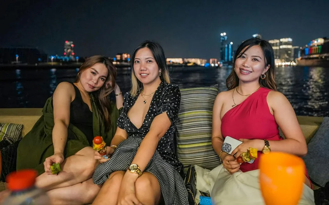 From Dubai Marina: 4-Hour Night Party Yacht Cruise with BBQ, DJ & Unlimited Beverages Image 8