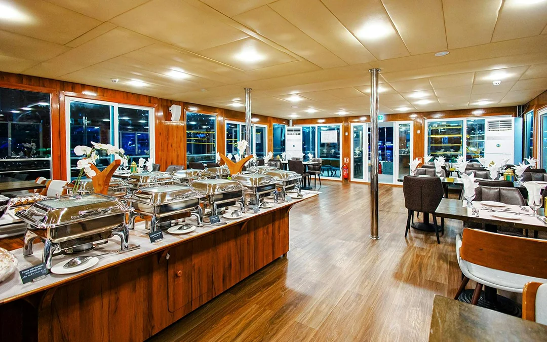 From Dubai Marina: Alexandra Sea Lounge Dhow Cruise with Dinner and Entertainment with Kids Go Free Offer Image 8