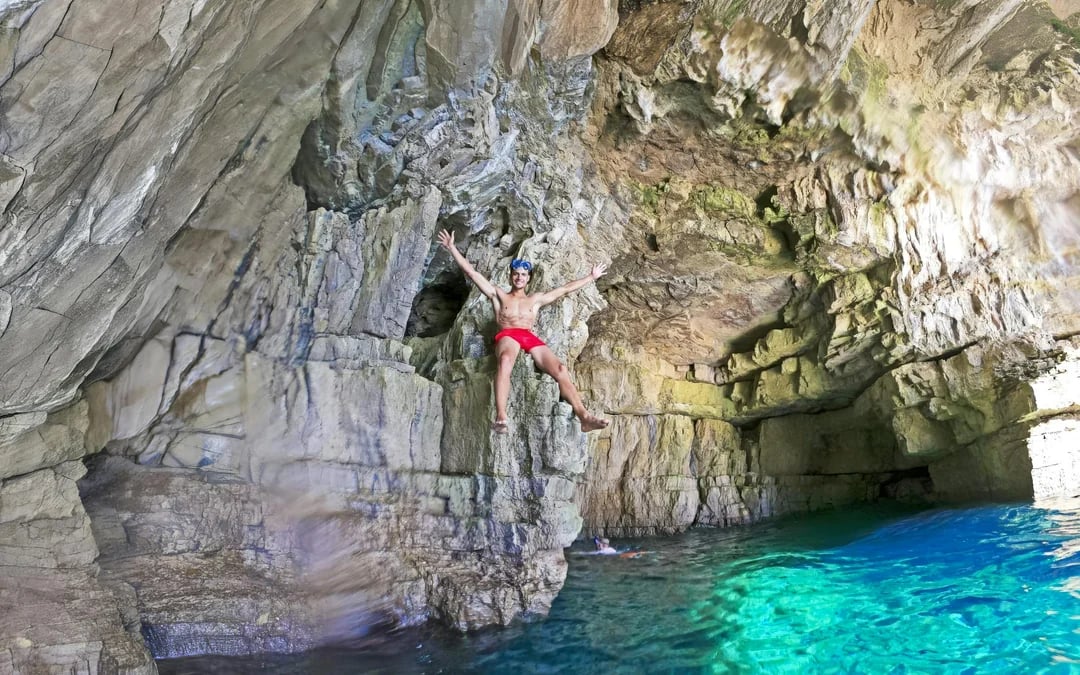 From Fažana: Private Brijuni Islands, Blue Cave, Lagoon and Hidden Bays Cruise with Snorkeling Image 3