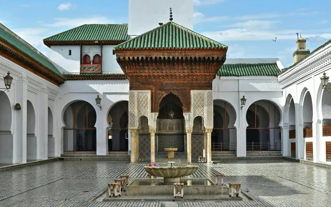 From Fes: City Tour with Royal Palace, Madrasa, Tannery, Souks & Medina Image 1