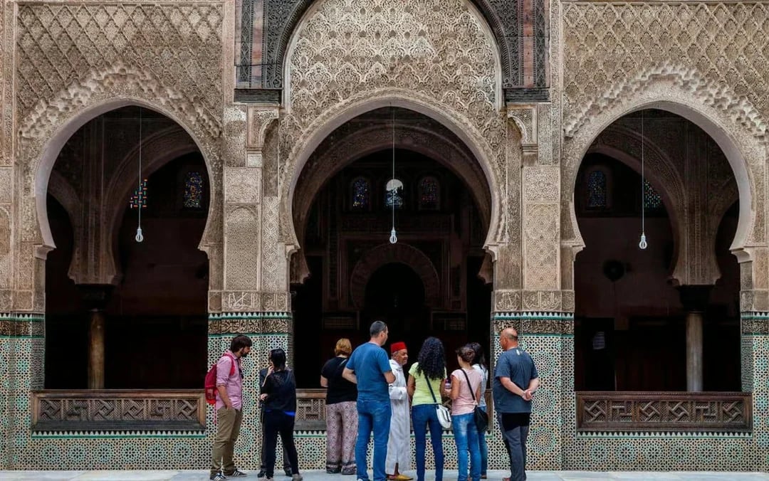 From Fes: City Tour with Royal Palace, Madrasa, Tannery, Souks & Medina Image 2